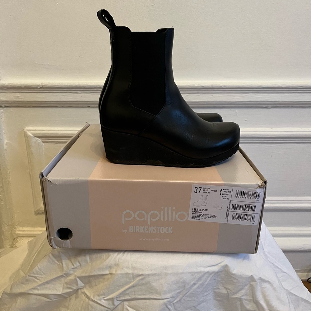 Birkenstock Black Women's Wedge Boots